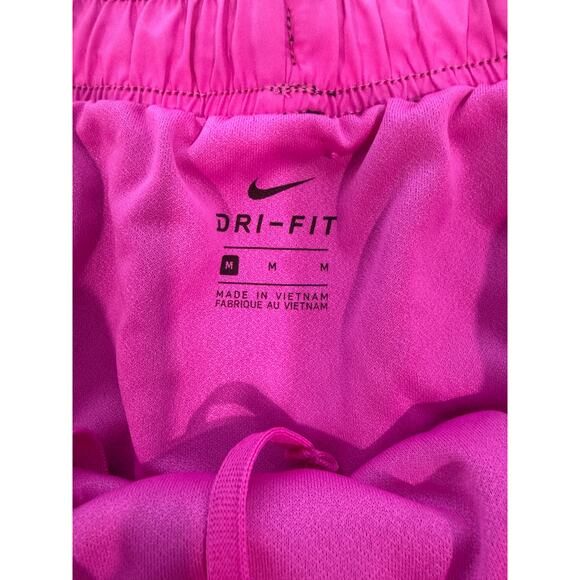 Nike Dri‑Fit Black Pink Trim Running Shorts Women’s Medium - Picture 4 of 5